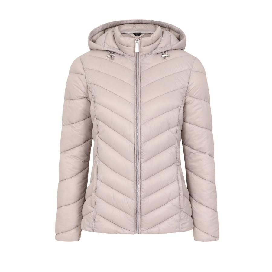 Outerwear Emreco | Packaway Quilted Jacket Mink